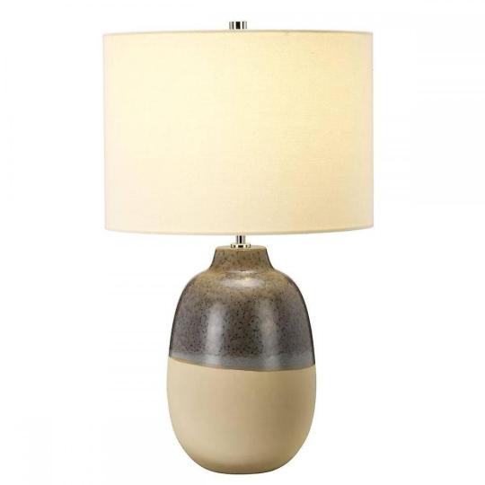szurke barna mazas keramia asztali lampa matt krem vaz bezs szovet lampabura modern eklektikus mediterran stilus lameridiana lakberendezes.jpg